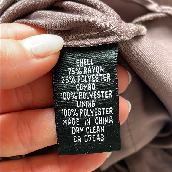 Adrianna Papell Mauve Sleeveless Dress - Picture 14 of 14